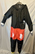 Nuevo con etiquetas Disfraz/Pijama Disney Mickey Mouse 1 Pieza Cremallera Talla L/XL