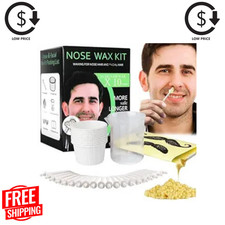 Nose Wax Kit Men, Nose Waxing Hair Wax Removal for Men Women, Nose Hair Waxing K