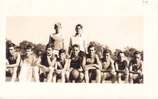 OLD PHOTO C 1930  HOPKINS ACADEMY HADLEY MA BOYS BASKETBALL TEAM