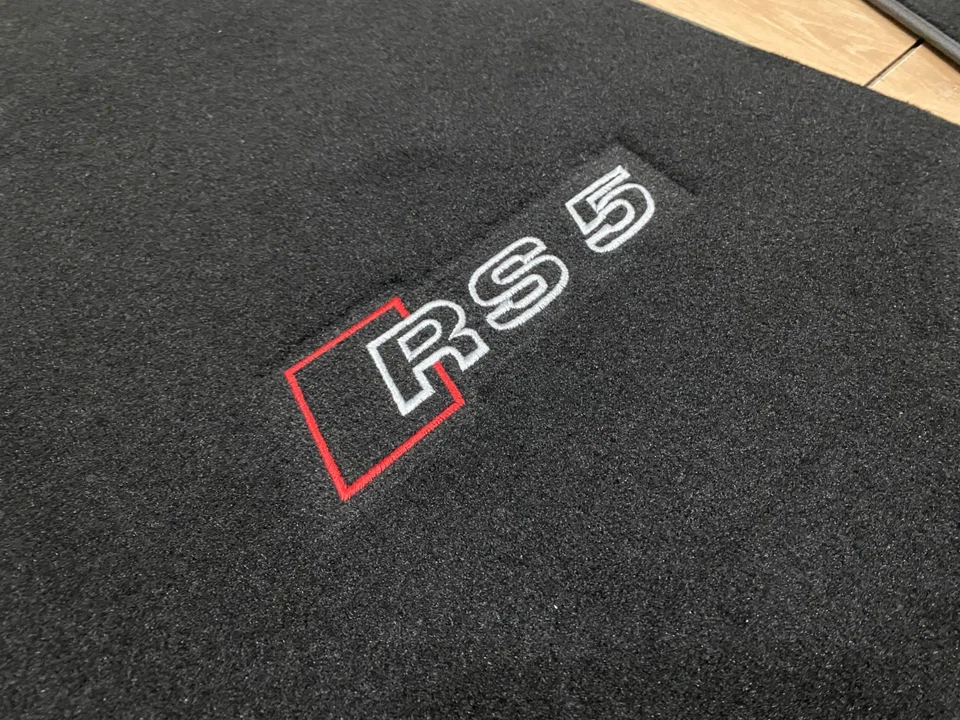 Luxury Floor Car Mats for Audi RS5 2016-2024 Coupe, Set of 4 , Made to Order Foto 4 de 4