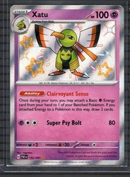 Xatu 152/091 Paldean Fates Shiny Rare