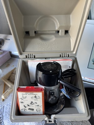 Vintage Craftsman Sears & Roebuck Model 315.17360 Router With Bits And Case