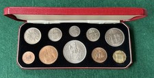 Queen Elizabeth II 1953 specimen Coronation Coin Set Boxed.