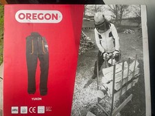 Oregon Yukon Chainsaw Trousers 295435 (Size Medium )  Type Class 1  Black Orange