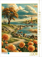 Calvendo Puzzle Late Summer In Sweden | 2000 Pieces, Finished Size 35.4 × 26.4 I