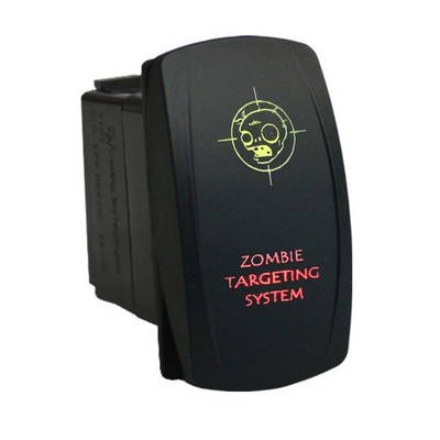 ZOMBIE TARGETING SYSTEM 602GR Rocker Switch 12V Laser dual LED green red
