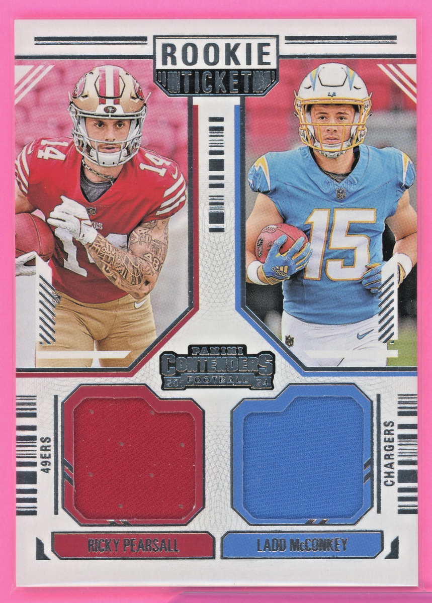 2024 Contenders Ladd McConkey Ricky Pearsall #DS-5 