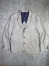 Banana Republic Gray Knit Blazer Jacket Size 44R