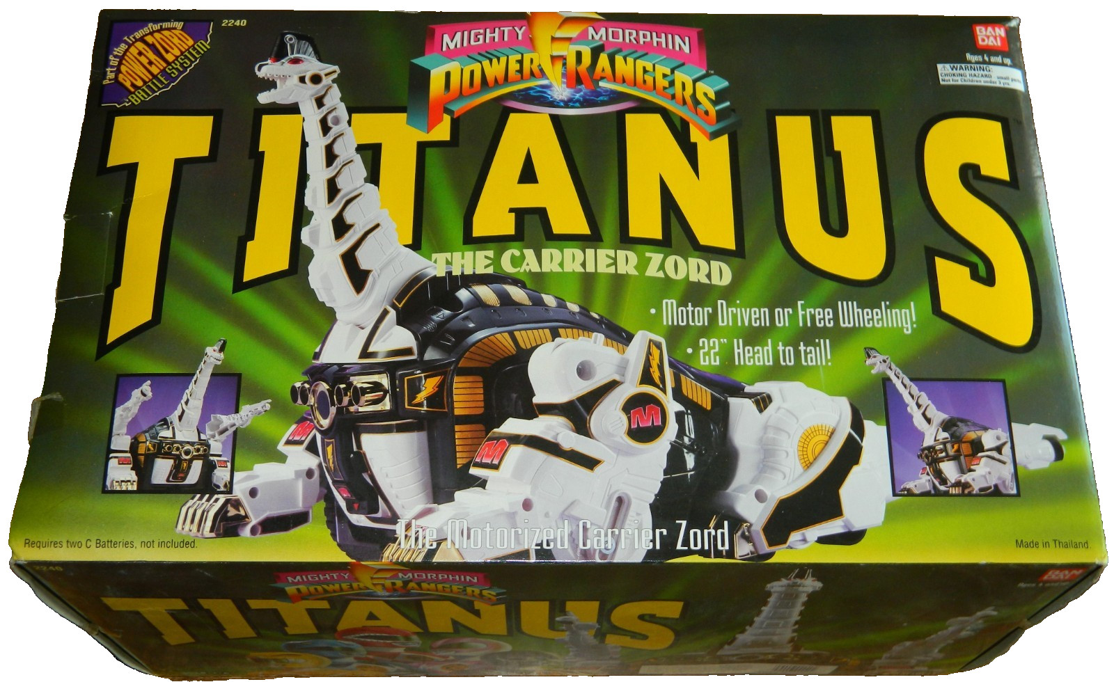 New In Box Titanus the Carrier Zord Mighty Morphin Power Ran