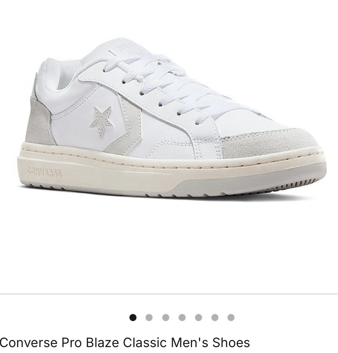 Converse Pro Blaze Classic Low Vintage White Black for Sale