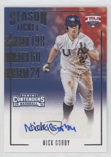 2016 Panini Elite Extra Edition USA Baseball Contenders Nick Gorby Auto 0pm