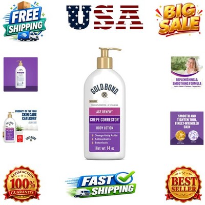 Age Renew Crepe Corrector Body Lotion, Replenishing & Smoothing Formula, Crep...