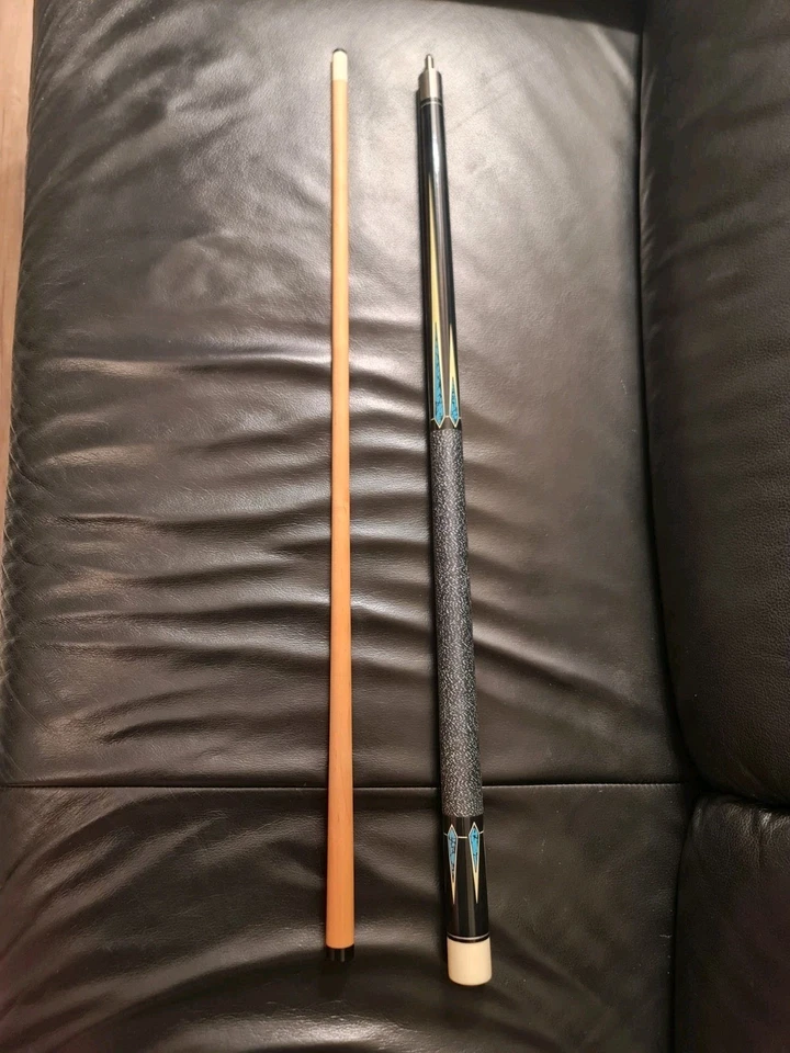 Billard Queue Combo von J &J mit Spielqueue,Break & Jump-Queue und Lederköcher - Bild 4 von 4