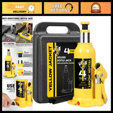 4 Ton Multi-directional Welded Bottle Jack 8000lb With Carrying Case For Car