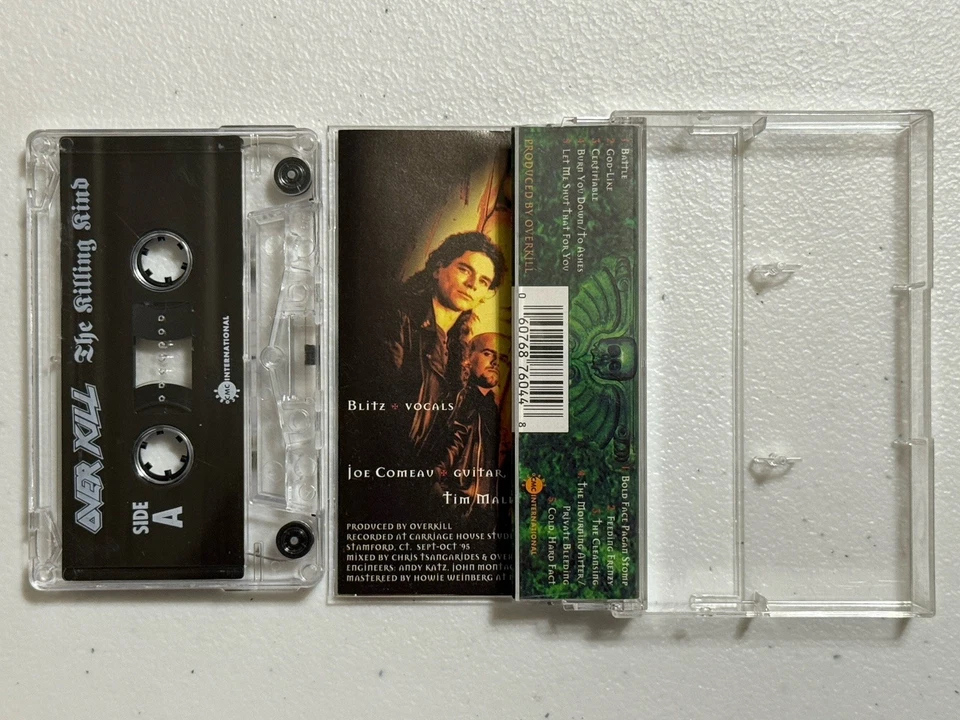 Over Kill The Killing Kind Cassette Tape Original 1996 CMC Int’l Overkill - Image 4 of 4