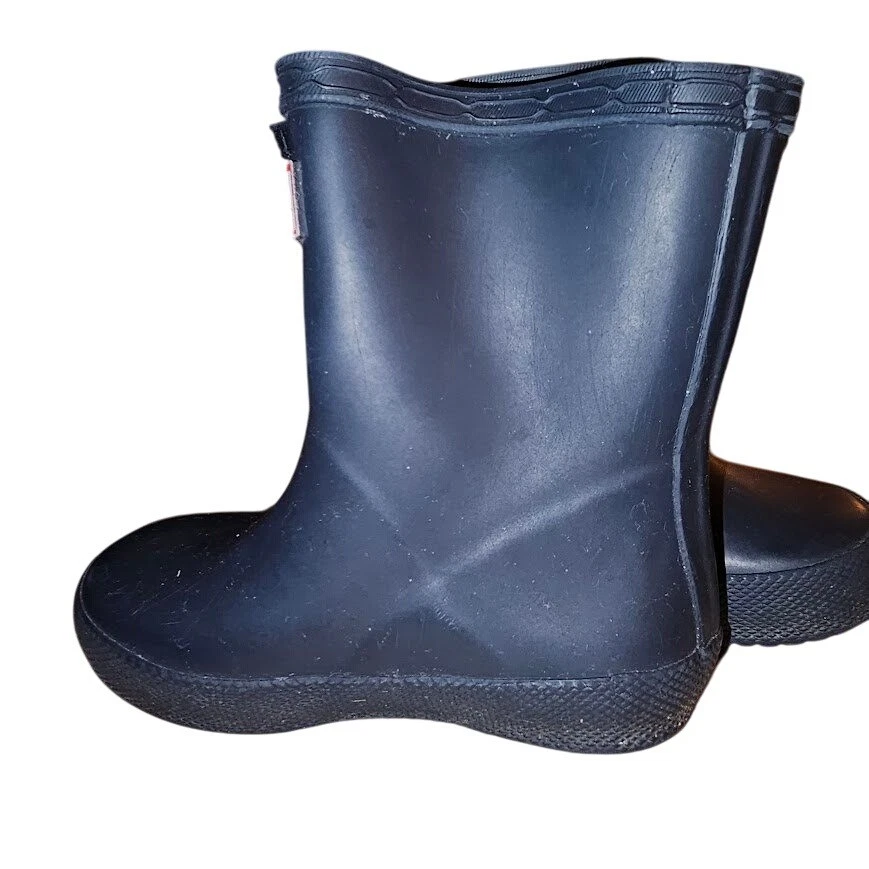 Hunter Kids Rain Boots Navy Blue Size 4 UK 5-6 US Toddler Rubber Waterproof - Image 4 of 4