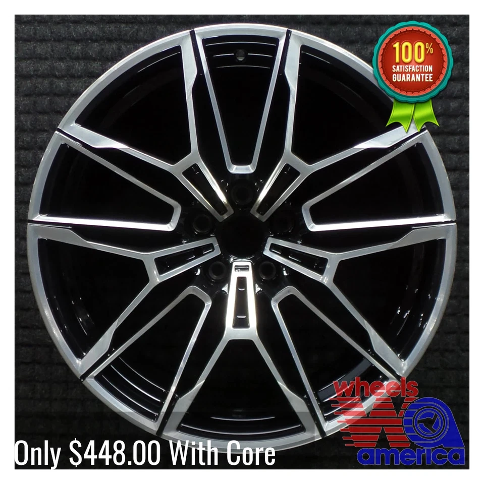 Wheel Rim BMW 430i xDrive M3 M4 M440i 19 2021-2025 36108093832 Front OE 86606 - Image 2 of 4