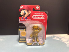 Charles Martinet Signed Gold Mario Jakks Nintendo Super Mario action figure