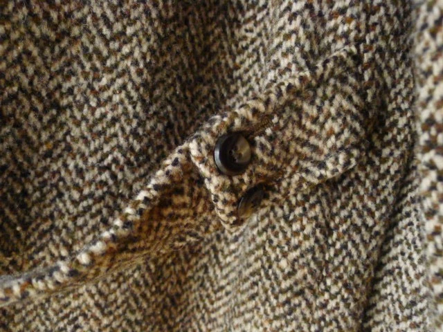 50er Jahre  Heren Mantel - Jacke  kleine Größe  Bücking Gr. 44/46 ? - Bild 3 von 4