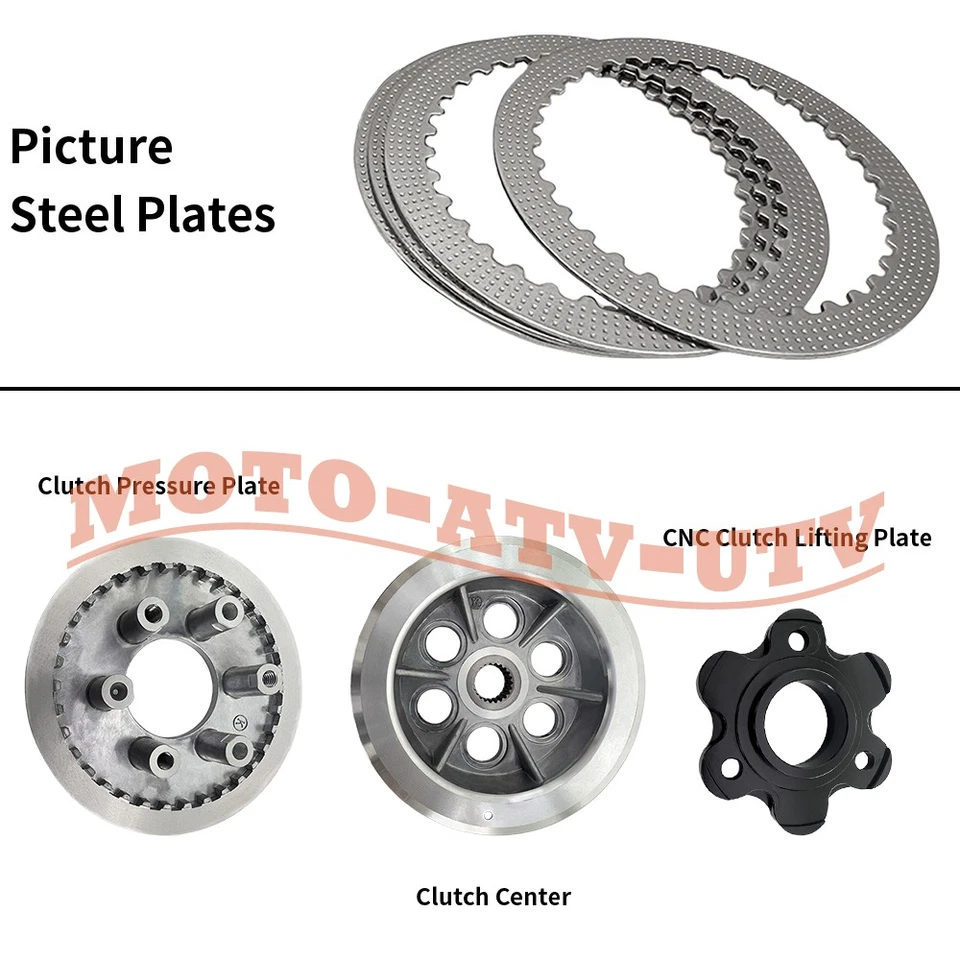 Clutch Friction Plates Kit & Cover Gasket Set for Honda Grom MSX 125 2014-2021 Foto 3 de 4