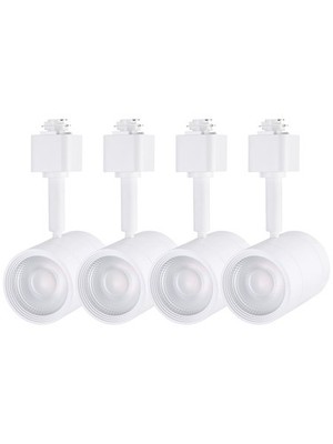 LEONLITE Small Space Series 8.5W LED H Track Lighting 6.10 Inch, White-4000K 