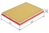 Bosch Luftfilter 1 457 433 007 FüR Opel