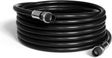 Coaxial Cable, 50 FT, Weatherproof Rubber Boot, Indoor/Outdoor TV Cable, High Sp