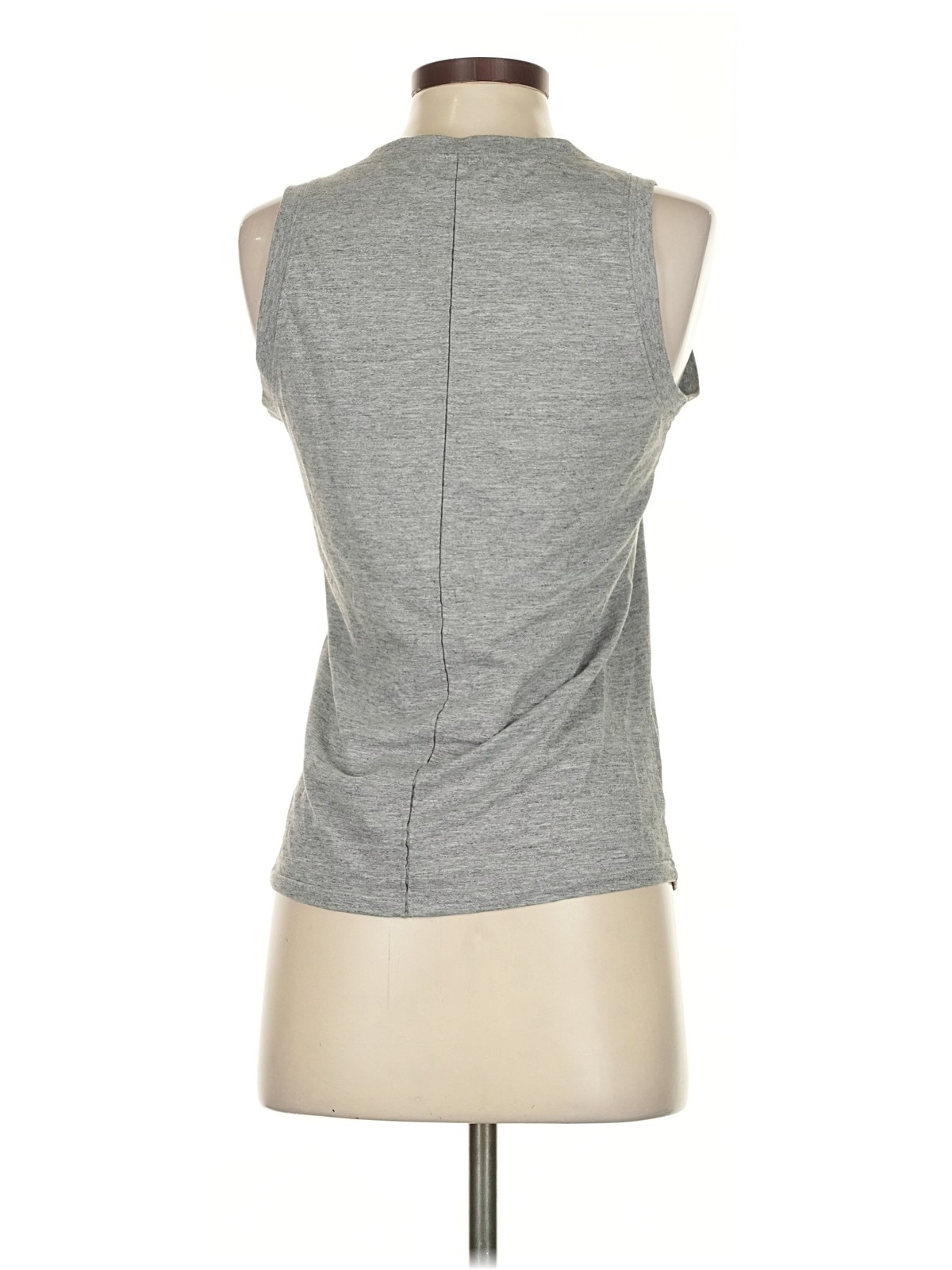 Adriano Goldschmied Women Gray Sleeveless T-Shirt S thumbnail 2