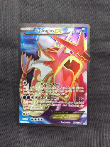Pokemon Cards: Breakpoint Ultra Rare Full Art: Gyarados EX 114/122