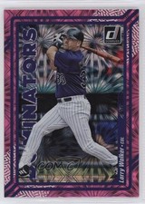 2023 Panini Donruss Dominators Pink Fireworks Larry Walker #D5 HOF 2qw