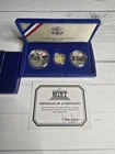 United States Liberty Proof Coin Set1886-1986 Gold, Silver, and Half Dollar Case