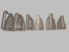 Fer à repasser ancien : Série de petit fer PG  - ironing bügeleisen