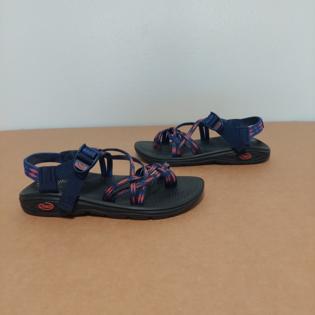 Chaco Womens Blue Strap Toe Loop Hiking Sandals Beach SIZE 9