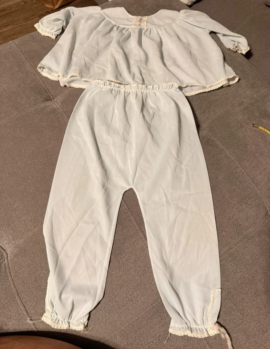 Combinaison (Romper) Vintage ALEXIS à Motif Papillon Rose - Taille 3 Mois - Occasion Très Bon État