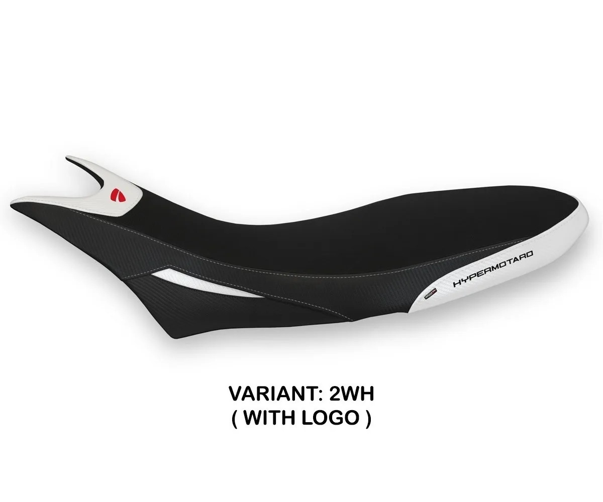 Seat saddle cover Cuba 1 White (WH) TPZ DUCATI HYPERMOTARD 950 2019 2026 HV