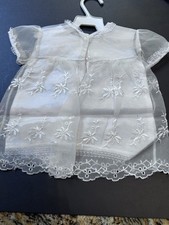 Vintage Infants Christening Gown Size 0-3 Months 1950 s