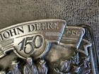 Vtg 1987 John Deere belt buckle 150 years Limited edition Self scouring plow  — photo 3