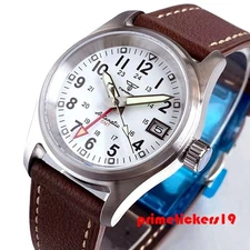 Tandorio NH34 GMT Men 36mm Pilot Automatic Diving Sapphire Watch Date 20BAR Lume