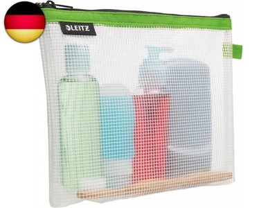 Leitz WOW Reise Zip-Kulturbeutel, durchsichtig, Wasserabweisend, Idealer