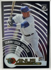 2021 Donruss Optic #TM9 Sammy Sosa T-Minus 3...2...1 Chicago Cubs