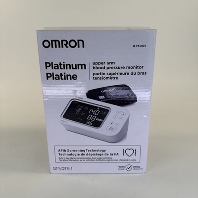 #ad New Omron BP5465 Platinum Blood Pressure Monitor w Carry Bag AFIB Screen Tech $89.99