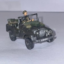 WWII ROCO British Army Willy's Jeep built & painted - 1/87 scale - 76759