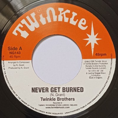 Twinkle Brothers - Never Get Burned (7'') (Near Mint (NM or M-)) - 3958057783