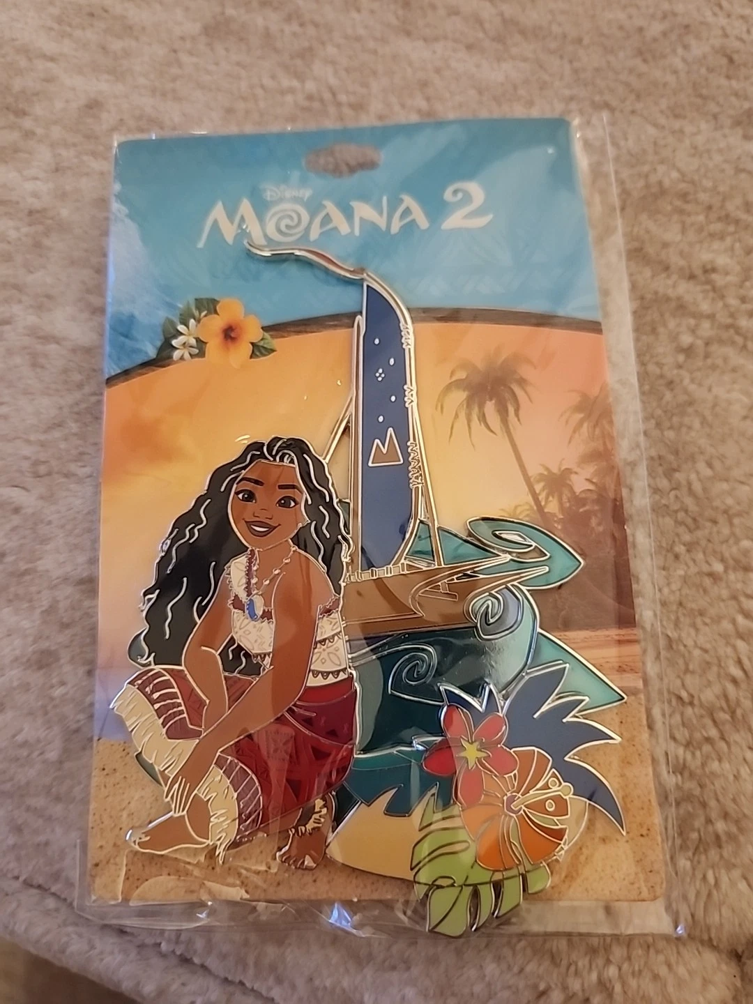 Disney Moana From Moana 2 Go Pin Pro Exclusive Jumbo Pin LE 300 NEW