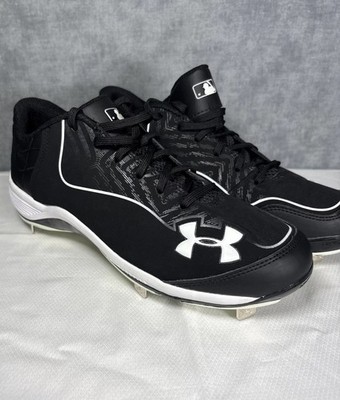 UNDER ARMOUR MEN'S IGNITE LOW ST BASEBALL CLEATS, SIZE 7 BLACK 1246694-011