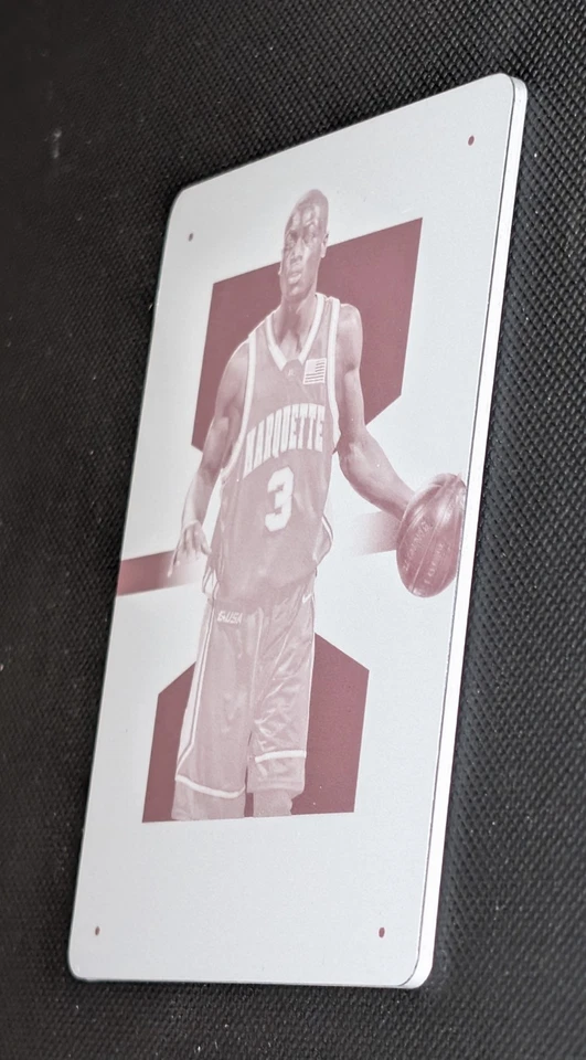 2016 Panini National Treasures Collegiate Dwayne Wade Impressão #1/1 Rara🔥 - Imagem 3 de 4