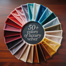 Deluxe Stretch Velvet Fabric – 58/60" Wide | Soft, Plush & Versatile for All Use