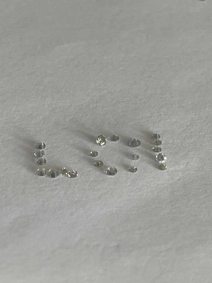 loose diamonds natural lot 0.47cts - Image 2 of 4