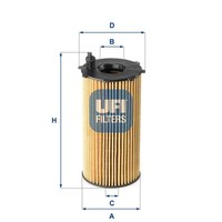 UFI 25.167.00 ÖLfilter FüR Dodge Jeep
