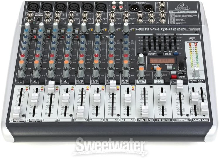 Behringer Xenyx QX1222USB Mixer with USB and Effects - Image 3 of 4